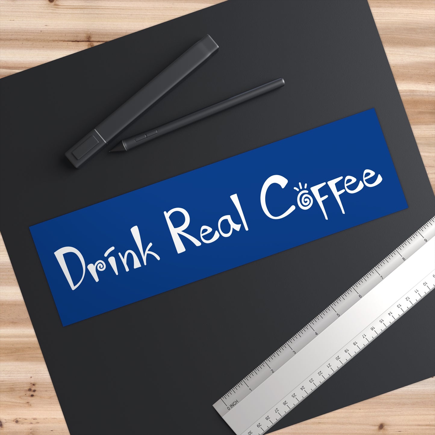 Real Coffee Bumper Sticker